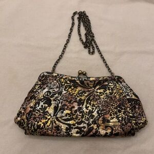 Charlie Lapson embossed brocade purse